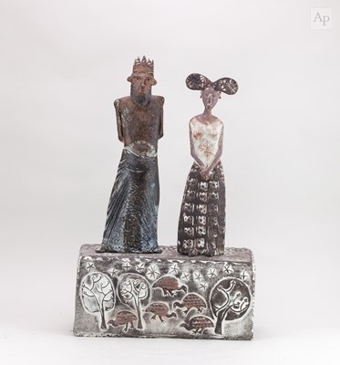 Lot 38 - JEREMY JAMES (born 1964); a large stoneware...