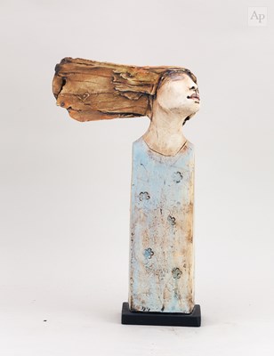 Lot 16 - CHRISTY KEENEY (born 1958); 'Windy Day Girl',...
