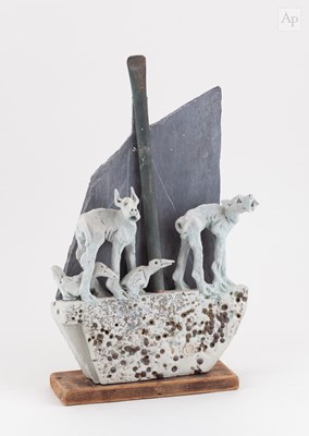 Lot 33 - IAN GREGORY (1942-2021); a mixed media...