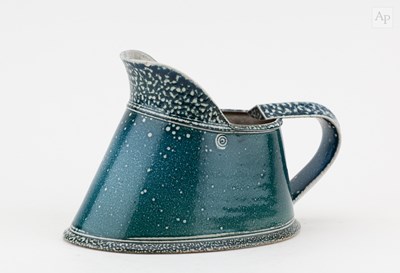 Lot 131 - WALTER KEELER (born 1942); a salt glazed jug,...