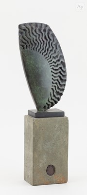 Lot 100 - PETER BEARD (born 1951); a tall bronze blade...