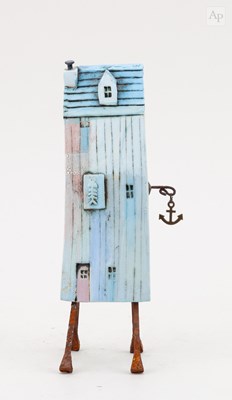 Lot 55 - MARK SMITH (born 1964); a mixed media beach...