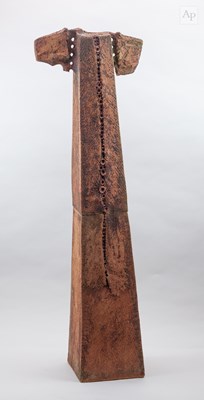 Lot 88 - NIGEL EDMONDSON (1941-2025); a tall stoneware...