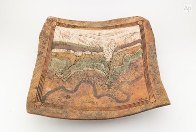 Lot 73 - NIGEL EDMONDSON (1941-2025); a large square...