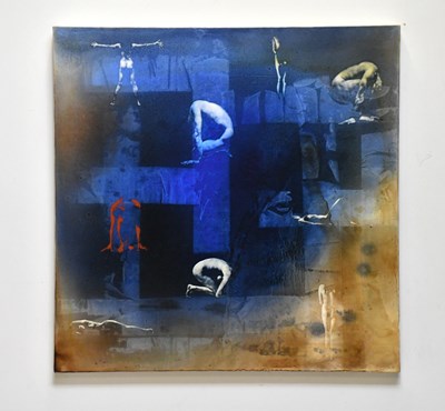 Lot 169 - MARK HALSEY; mixed media, ‘Solitude III’,...