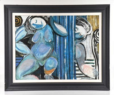 Lot 81 - JOHN THOMPSON (1924-2011); mixed media,...
