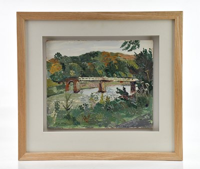 Lot 165 - FRED YATES (1922-2008); acrylic on board,...