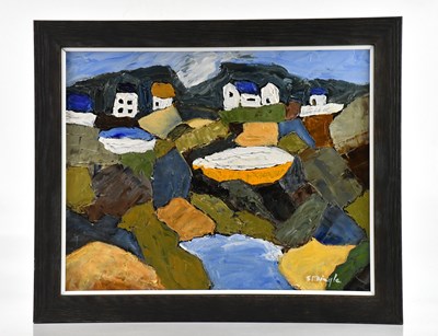 Lot 221 - STEPHANIE P DINGLE (1926-2017); oil on canvas,...