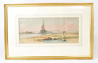 Lot 478 - J. G. ANDERSON; watercolour, a fishing boat on...