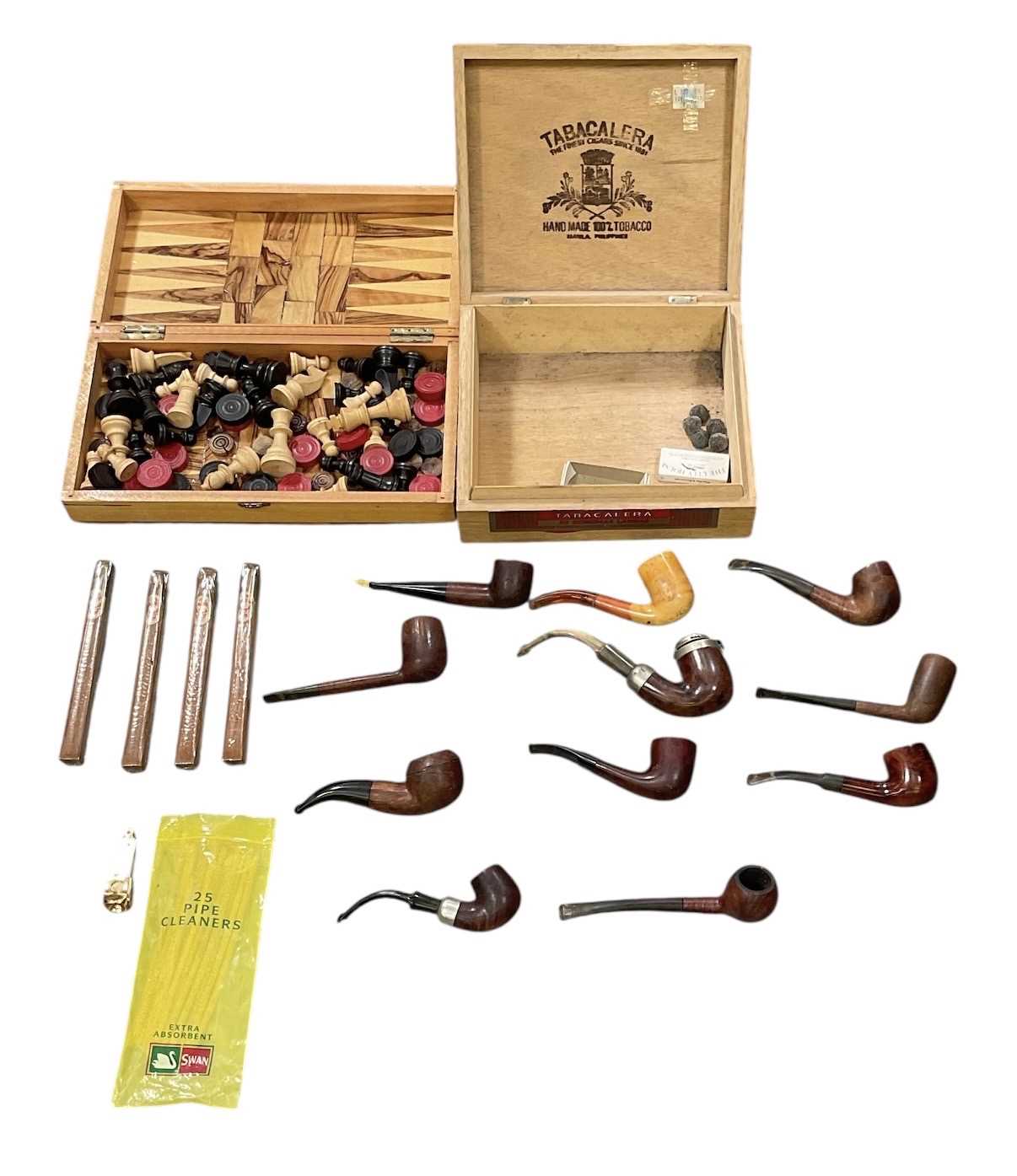 Lot 242 - SMOKING INTEREST; a Tabacalera cigar box...