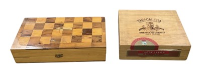 Lot 242 - SMOKING INTEREST; a Tabacalera cigar box...