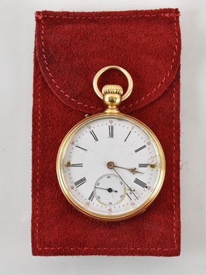 Lot 643 - A late 19th/early 20th century French 18ct...