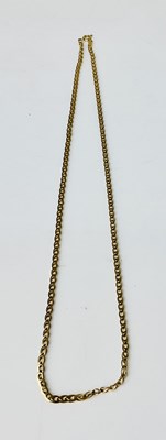 Lot 897 - A 9ct gold chain, length 46cm, approx 3.57g.