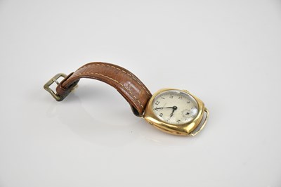 Lot 656 - CYMA; a gentleman's vintage 9ct gold...