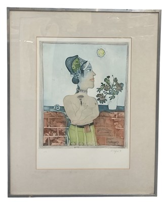Lot 205 - UNATTRIBUTED; a signed watercolour of a...