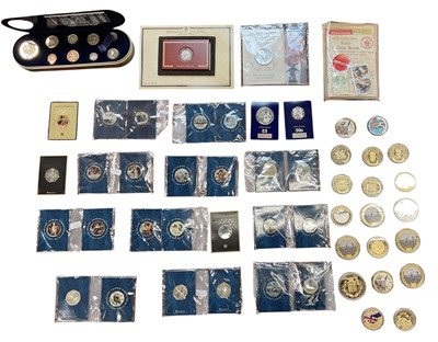 Lot 635 - A collection of assorted commemorative and...