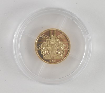 Lot 629 - A 14ct gold commemorative 'The Year of the...