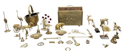 Lot 335 - A quantity of assorted metalware including...