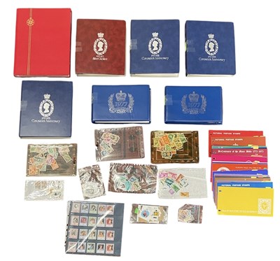 Lot 445 - A collection of royal event stamps, contained...