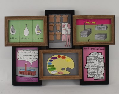 Lot 202 - GRAYSON PERRY RA (born 1960); a framed collage...