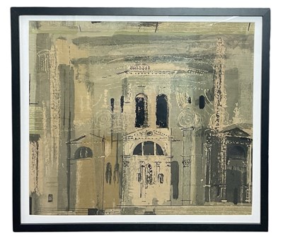 Lot 164 - JOHN PIPER (1903-1992); a screen print on...