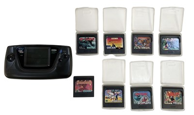 Lot 238 - SEGA; a handheld Game Gear Portable Video Game...