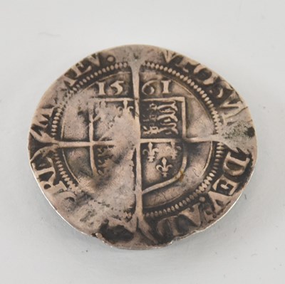 Lot 609 - An Elizabeth I sixpence, 1561, diameter 2cm.