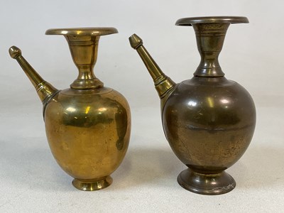 Lot 50 - Two similar 19th century Indian water pots,...