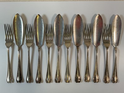 Lot 504 - ATKIN BROTHERS; a set of six George V...