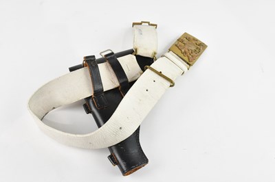Lot 1309 - A Life Guards Cavalry belt and buckle, with...