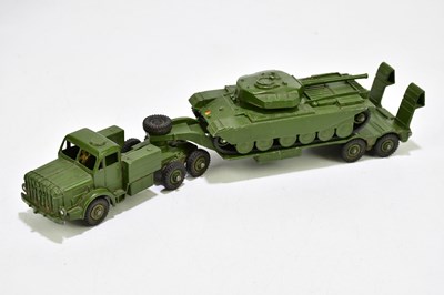 Lot 35 - DINKY SUPERTOYS; two boxed military models...