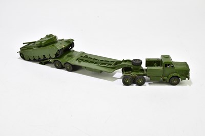 Lot 35 - DINKY SUPERTOYS; two boxed military models...