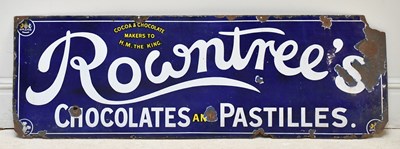 Lot 293 - ROWNTREE; a chocolate and pastels enamel...