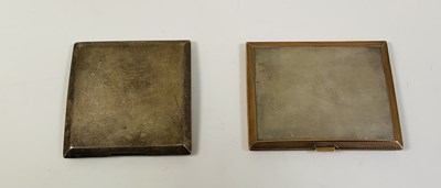 Lot 513 - A George V hallmarked silver cigarette case...