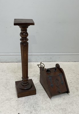 Lot 176 - A 19th century mahogany jardiniere, height...