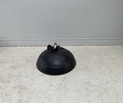 Lot 616 - A large painted circular industrial ceiling...