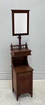 Lot 155 - A 19th century mahogany side cabinet with...