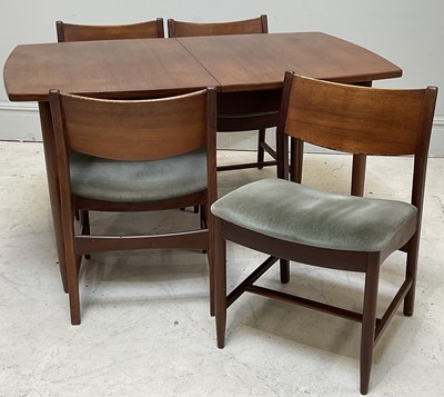 Lot 14 - A mid century teak extending dining table,...
