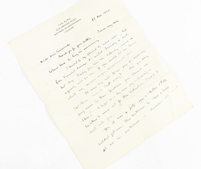 Lot 61A - LAURENCE STEPHEN LOWRY RA (1887-1976); a...