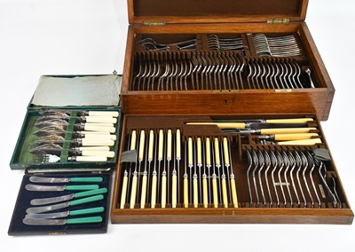 Lot 448 - A Mappin & Webb electroplated canteen of...
