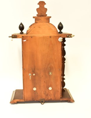 Lot 82 - Two clocks, comprising a mahogany dome top...
