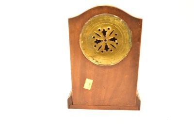 Lot 82 - Two clocks, comprising a mahogany dome top...
