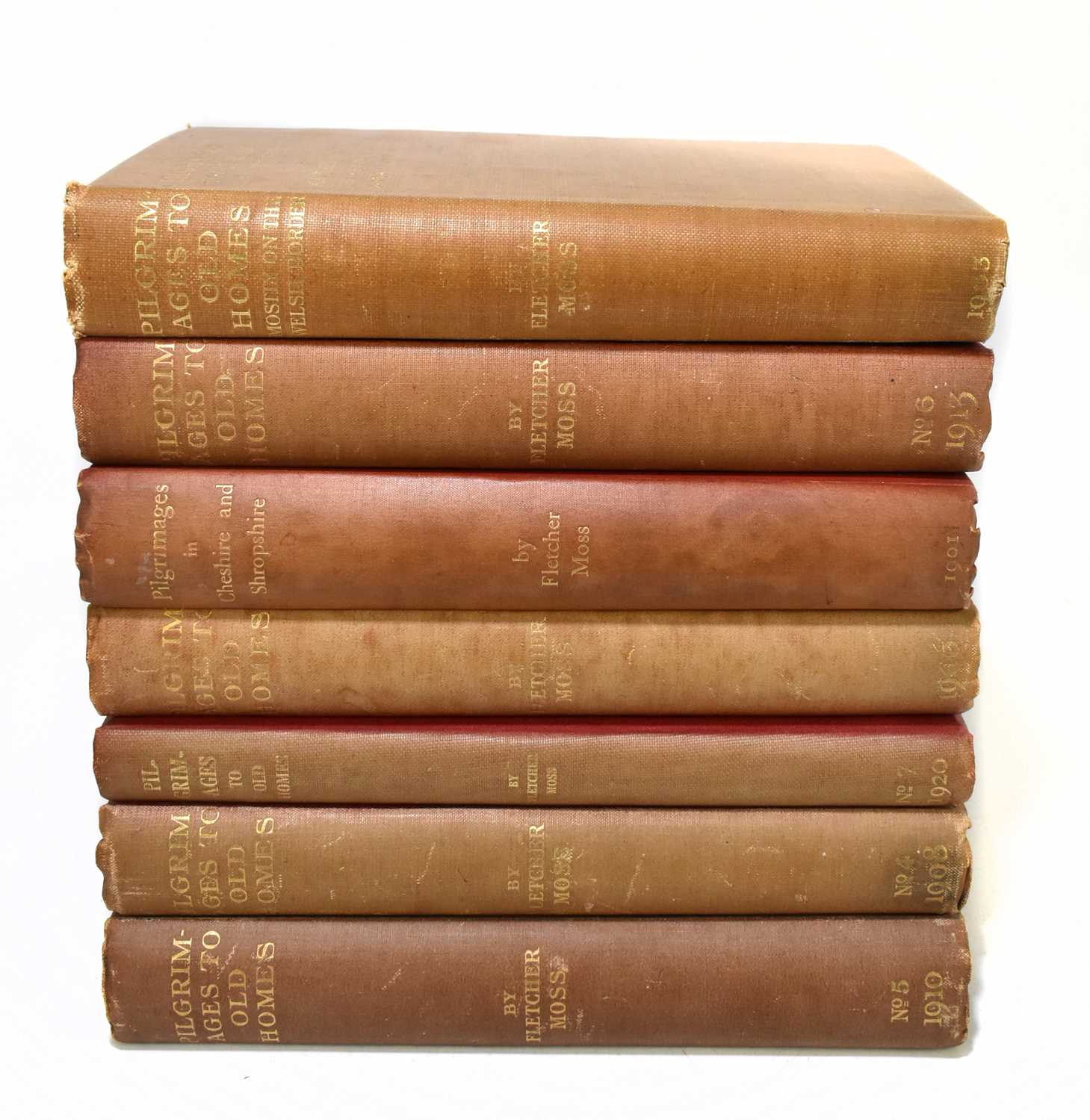 Lot 743 - MOSS, FLETCHER; seven volumes, Pilgrimages to Old Homes