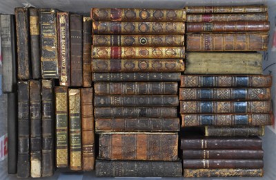 Lot 226 - A miscellany of antiquarian leather bindings,...