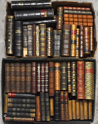 Lot 231 - A miscellany of mostly 19th century leather...