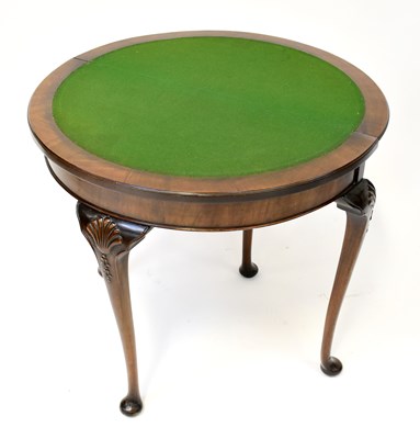 Lot 16 - A mid to early 19th century walnut veneered...