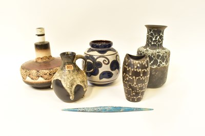 Lot 154 - WEST GERMAN POTTERY; six items including a Bay...