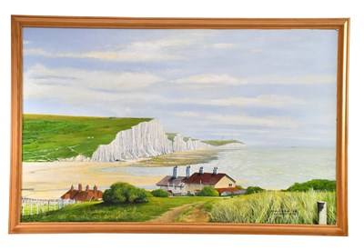 Lot 1103 - KENDRICK KEMP; a large acrylic on board,...