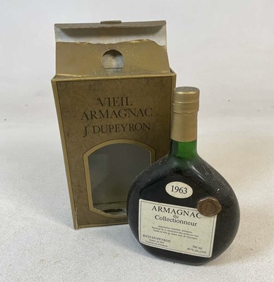 Lot 283 - ARMAGNAC; a 700ml bottle of 1963 J.Dupeyron...