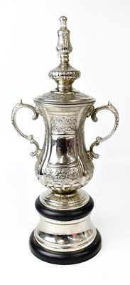 Lot 555 - A silver-plated replica of the FA Cup trophy,...